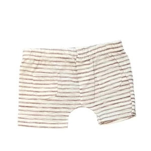 Pantaloncino Aventiquattrore rigato marrone