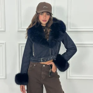 Giubbotto Denim (interno pelliccia)