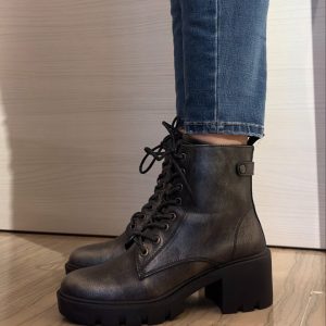 STIVALETTO XTI PIOMBO EFFETTO ANFIBIO
