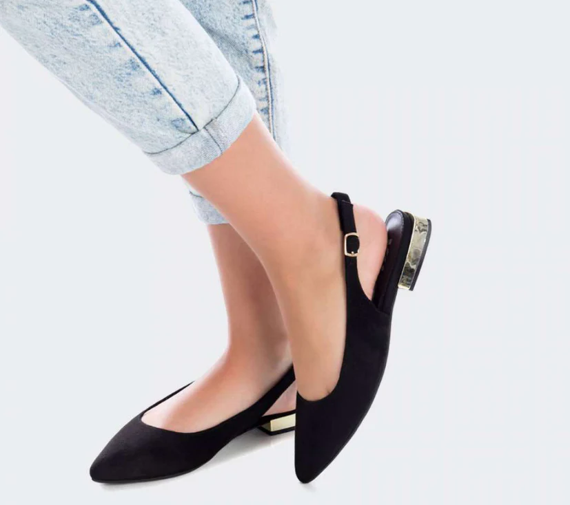 BALLERINA XTI NERA SLINGBACK
