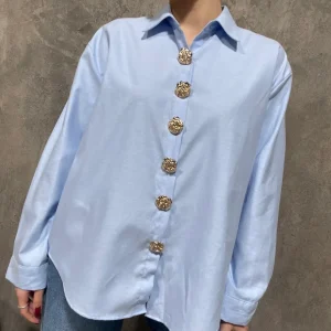 Camicia Bottoni Oro