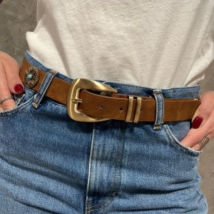 Cintura Fibbia Fango