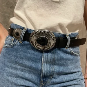 Cintura Borchiata Nera