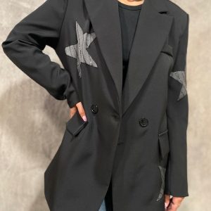 Blazer Stelle  Nero