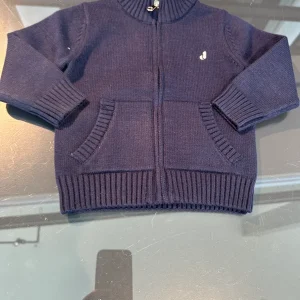 Cardigan jeckerson con zip blu