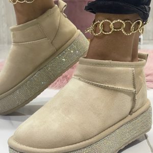 Jessy Beige - Stivale basso