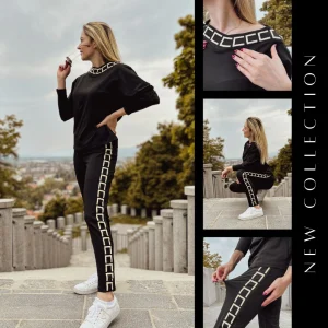 LUNACHIC - SET DI MAGLIA E PANTALONI ALLA MODA