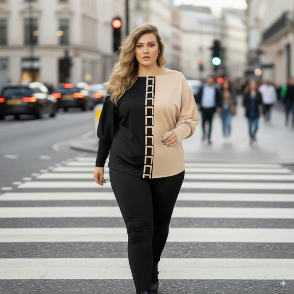 LUNACHIC - SET DI MAGLIA E PANTALONI ALLA MODA - immagine 9