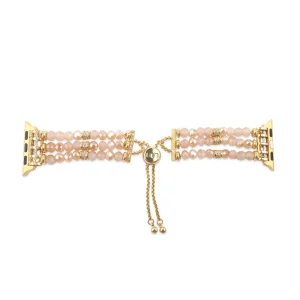 PINK STONE APPLE WATCH STRAP