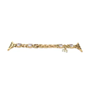 GOLD CRYSTAL APPLE WATCH STRAP