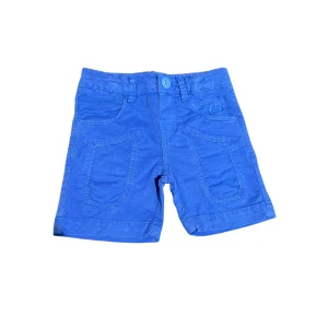 Bermuda Jeckerson color blu con toppe sul davanti