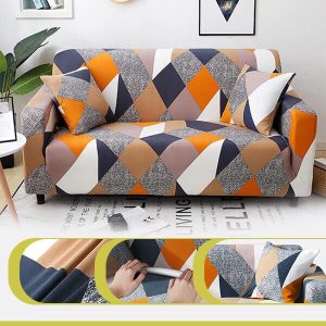 SOFTSTRETCH® - COPRIDIVANO ELASTICIZZATO DI ALTA QUALITÀ - DUE TESTE