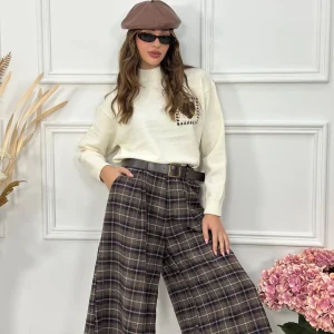 Pantalone Baggy Quadri JUST2670P