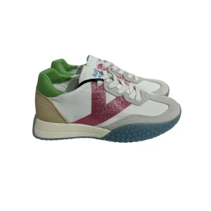 Keh noo sneakers donna bianche inserti multicolore